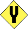 Dual Carriage-way Starts Ahead road sign