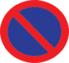 No Parking road sign