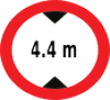 Height Limit road sign