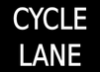 Cycle Lane road marking